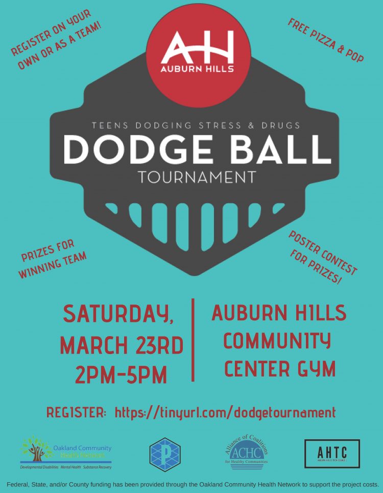 Teen Dodge Ball March 23, 2019